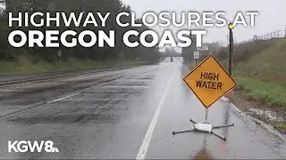 Oregon coast slammed by atmospheric river