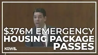 Oregon Legislature passes $376M emergency housing package