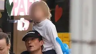 Orlando Bloom Joins Katy Perry in Perth with Daughter Daisy