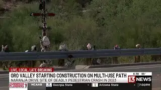 Oro Valley begins construction on multi-use path along Naranja Drive