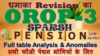 OROP-3 T8 FOR POST 2016 X GP SPARSH Pension Updates.....