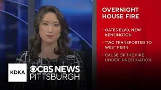 Ovenight house fire sends 2 to the hospital