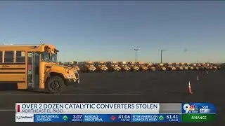 Over 2 dozen catalytic converters stolen