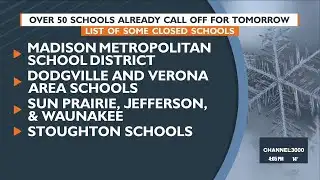 Over 50 schools call off school for tomorrow
