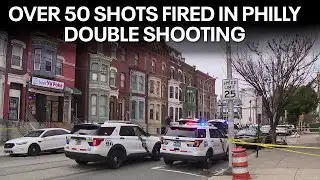 Over 50 shots fired during double shooting in North Philly
