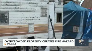 Overcrowded property creates fire hazard