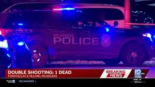 Overnight double shooting in Milwaukee kills one person