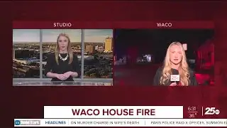 Overnight house fire in Waco