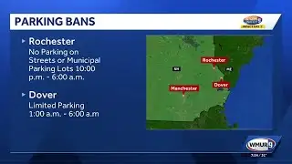 Overnight parking bans issued for multiple New Hampshire cities