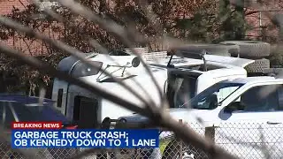 Overturned dump truck on OB Kennedy Expy causing delays