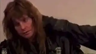 ✓ Ozzy Osbourne Drugged up interview