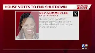 Pa. lawmakers react to the House passing bill to end government shutdown