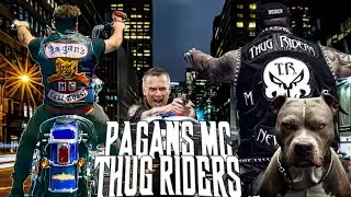PAGANS MC & THUG RIDERS MC VIOLENT BRUTAL ATTACKS