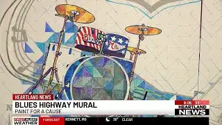 Paint-for-a-cause mural celebrates ‘Blues Highway’