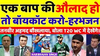 Pak Media Crying on Harbhajan Singh Exposed PCB Over Boycott Match Against India | ind vs pak t20 wc