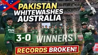 PAKISTAN ने AUSTRALIA को 3-0 से रौंदा 😱 | Historic Whitewash in Lahore 2026