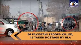Pakistan Army seen running as Baloch rebels attack and kill 80 personnel, take 18 as hostage