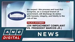 Palace on Marcos impeachment complaint: We respect process, trust Congress will discharge duties