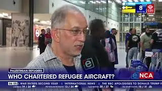 Palestinian refugees | Who chartered refugee aircraft?