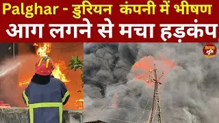 Palghar : पालघर विडको में स्थित डुरियन कंपनी में भीषण आग | Durian Industries Ltd |