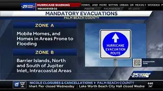 Palm Beach County orders mandatory evacuation zones