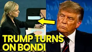 Pam BONDI PANICS as Trump THREATENS HER