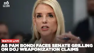 Pam Bondi Testimony LIVE — Weaponization Claims at DOJ, Comey Indictment