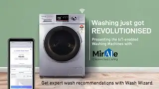 Panasonic Washing Machines powered by Miraie​