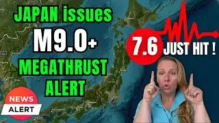 PANIC AND FEAR ! Japan issues M9+ Megathrust Earthquake ALERT after M7.6 Earthquake today !⚠️