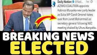 Panic GRIPS Ruto as Kalonzo Officially TAKESOVER! 