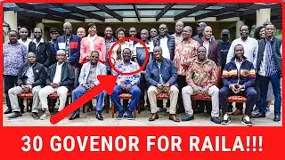 Panic Grips Ruto Camp As Over 30 Governors Endorse Raila Odinga 2022 Bid