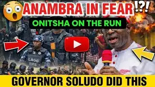 PANIC IN ANAMBRA‼️ONITSHA EXPLODES❗ TRADERS CLASH WITH SECURITY AFTER SOLUDO CLOSES MAIN MARKET‼️