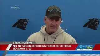 Panthers Fire Frank Reich 11/27