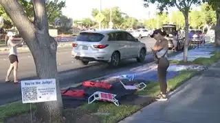 Parade-goers set up early ahead of Summerlin Patriotic Parade