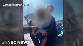 Parents charged with leaving baby alone on Florida beach