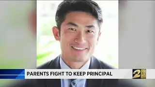 Parents fight to keep principal