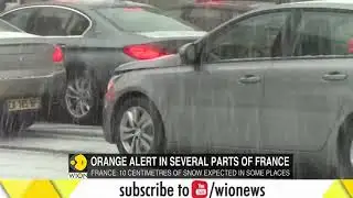 Paris receives seasons first snowfall