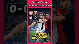 PARMA GENOA TERMINA 0-0!
