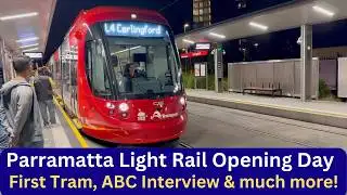 Parramatta Light Rail - First Day, First Service - L4 Westmead and Carlingford Line
