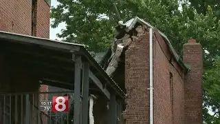 Partial building collapse under investigation in Hartford