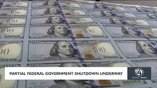 Partial federal government shutdown underway