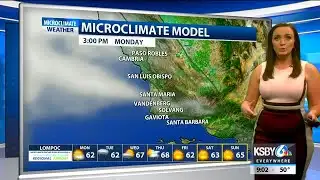 Partly cloudy skies before rain returns Tuesday