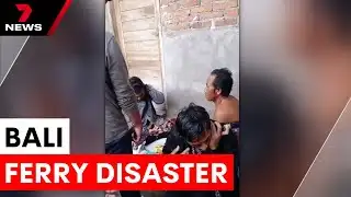 Passenger ferry sinks off Bali, leaving many missing | 7NEWS