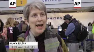 Passengers Stranded After Storm Disrupts Flights