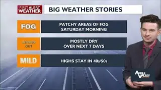 😶‍🌫️Patchy fog again Saturday morning, forecast stays mostly dry & mild