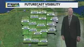 Patchy fog develops before beautiful Wednesday