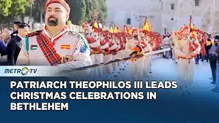 Patriarch Theophilos III Arrives in Bethlehem for Christmas