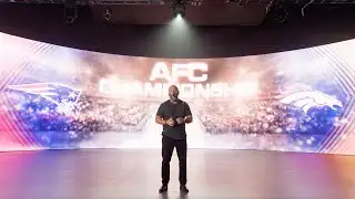 Patriots vs Broncos AFC Championship tease with Bert Kreischer