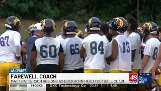 Patterson resigns as Bucks head football coach