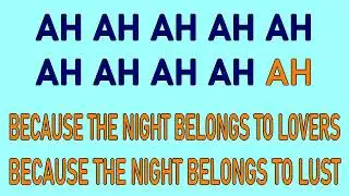 PATTI SMITH - BECAUSE THE NIGHT (NO GUITAR)